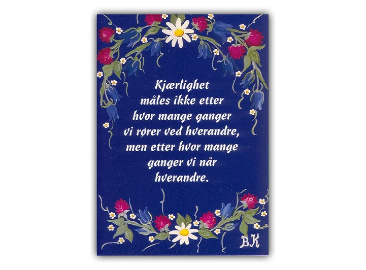 A6 Bente - Kjærlighet A6 postkort 