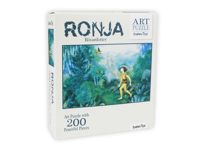 Astrid Lindgren - Ronja Røverdatter Puslespill 200 brikker 