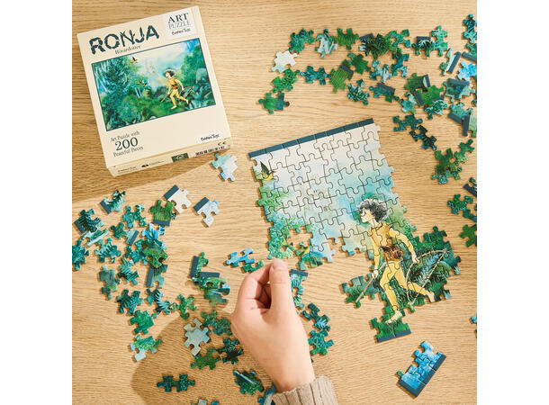 Astrid Lindgren - Ronja Røverdatter Puslespill 200 brikker 