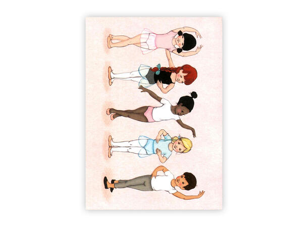 Belle & Boo - Postkort Little Dance A6 