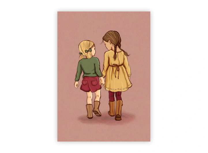 Belle & Boo - Postkort Never Let Go A6 