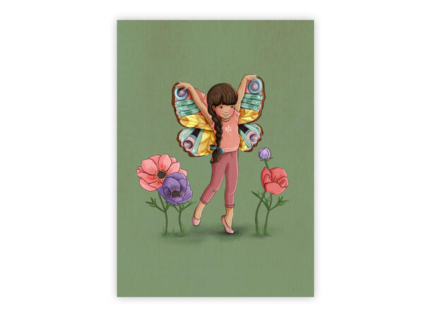 Belle & Boo - Postkort Winged A6