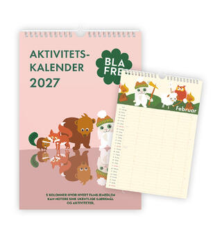 Blafre Aktivitetskalender 2027 Kalender 2027