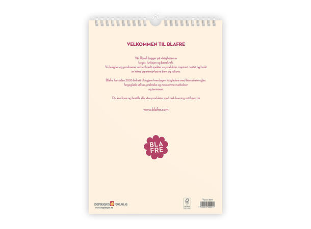 Blafre Aktivitetskalender 2027 Kalender 2027 