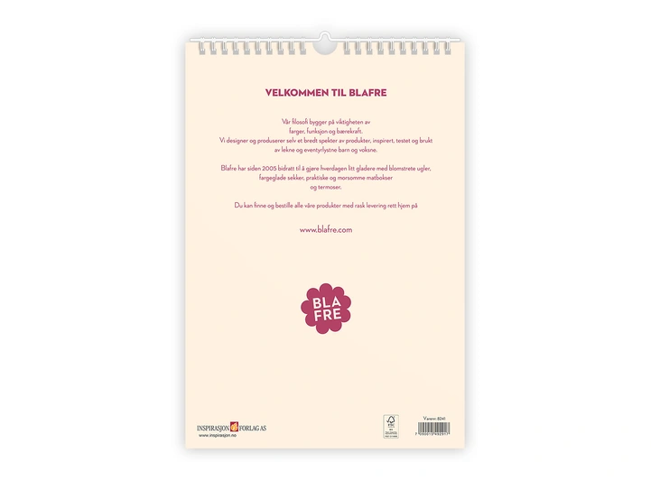 Blafre Aktivitetskalender 2027 Kalender 2027 