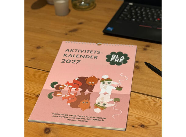 Blafre Aktivitetskalender 2027 Kalender 2027 