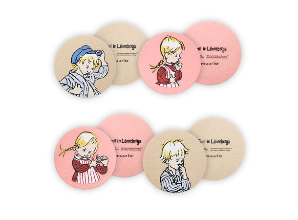 Emil glassbrikker - Emil ida 4 stk