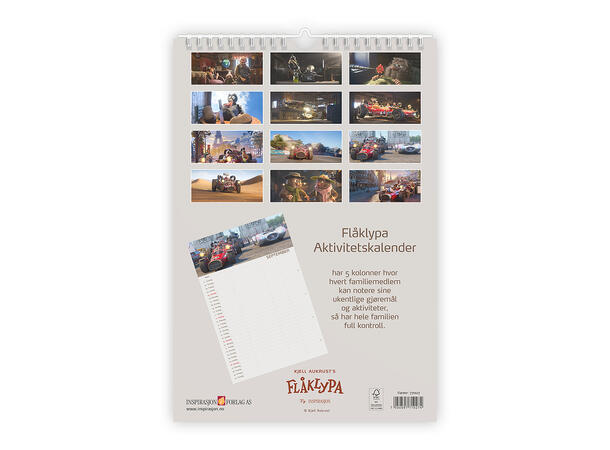 Flåklypa Aktivitetskalender 2027 Kalender 2027