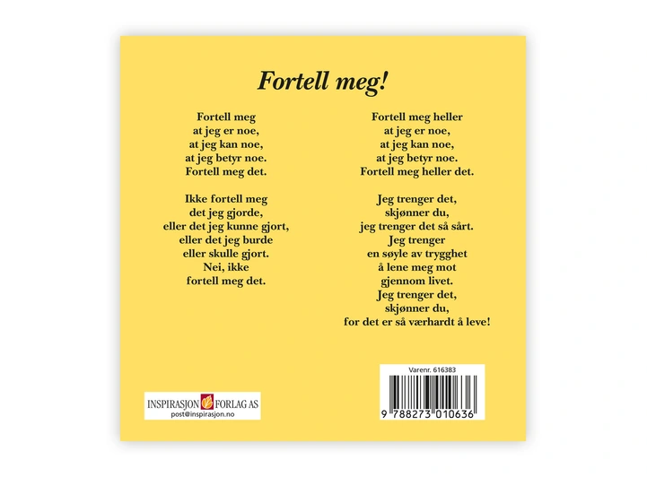 Gavebok - fortell meg Gavebok 