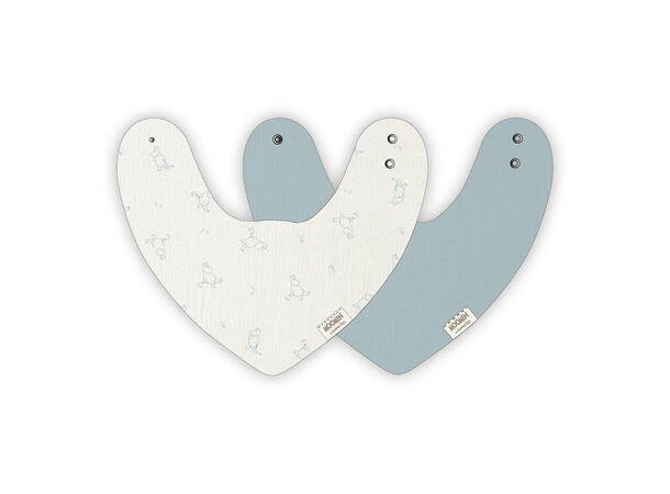Mummi - Bandana smekke blå 2pk
