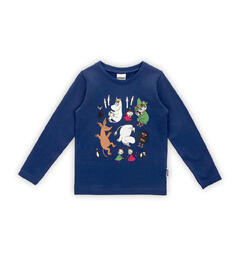 Mummi Genser - Virrvarr Blå Barneklær fra Mummi