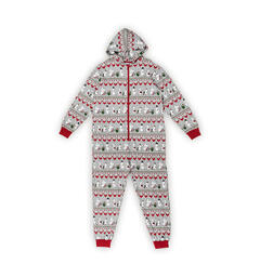 Mummi Overall - Vinterhjerte Grå Voksenklær fra Mummi