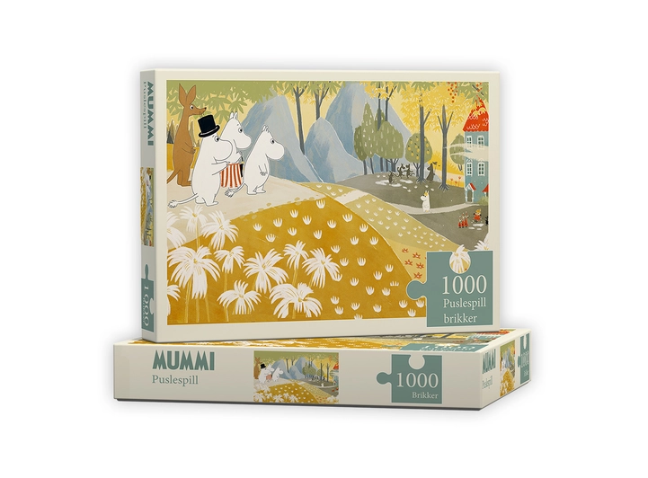Mummi Puslespill 1000 Mummienes høstdag 1000 brikker 
