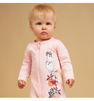 Mummi Pyjamas - Gresskar 2 Rosa Babyklær fra Mummi