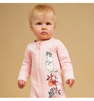Mummi Pyjamas - Gresskar 2 Rosa Babyklær fra Mummi