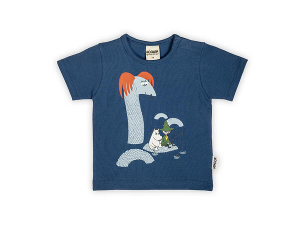 Mummi T-Skjorte - Fiskere Blå Babyklær fra Mummi 