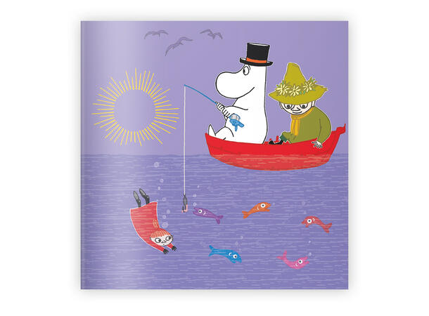 Mummi dobbeltkort - Fisketur 12 cm Mummi