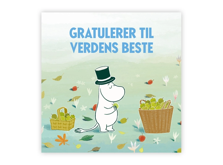 Mummi dobbeltkort - Gratulerer 12 cm Mummi 