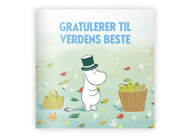 Mummi dobbeltkort - Gratulerer 12 cm Mummi