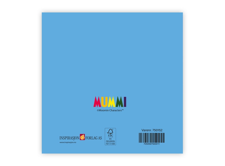 Mummi dobbeltkort - Gratulerer 12 cm Mummi 