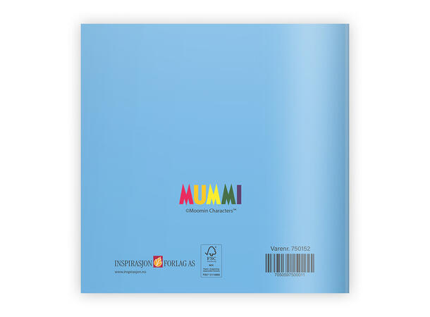 Mummi dobbeltkort - Gratulerer 12 cm Mummi