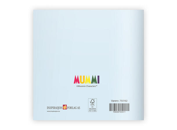 Mummi dobbeltkort - Gratulerer 12 cm Mummi