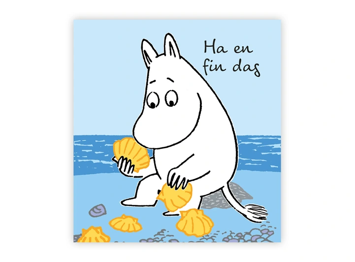 Mummi dobbeltkort - Ha en fin dag 7,5 cm Mummi 