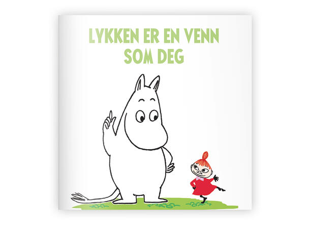 Mummi dobbeltkort - Lykken er en 7,5 cm Mummi