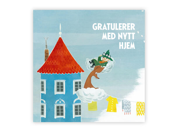 Mummi dobbeltkort - Nytt hjem 12 cm Mummi 