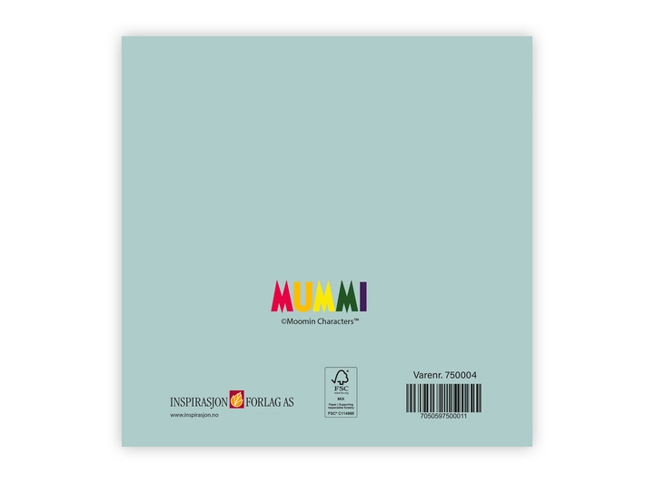 Mummi dobbeltkort - Nytt hjem 12 cm Mummi 