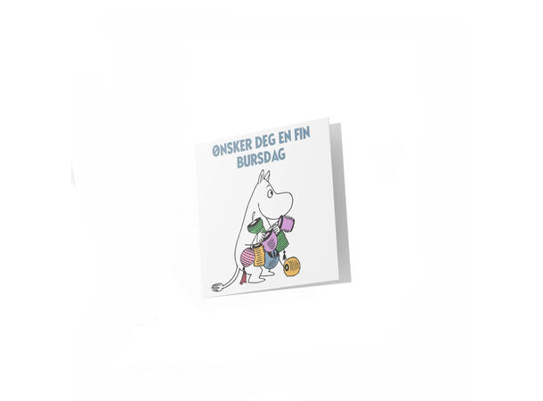 Mummi dobbeltkort - Ønsker deg en fin 7,5 cm Mummi