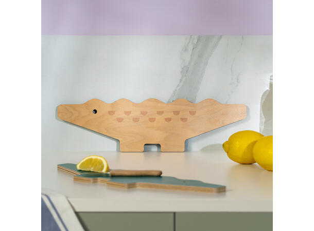 Muurla Skjærebrett - Krokodille 44 x 12,5 cm 