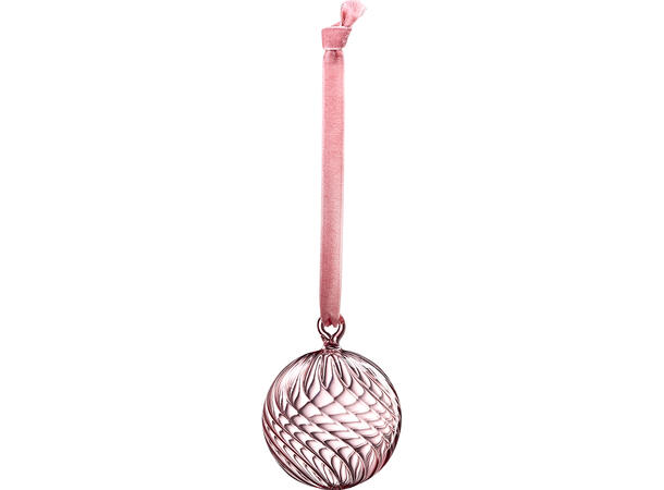 Muurla glasskule - Rosa 6cm