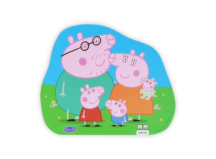 Peppa Gris Puslespill 24 brikker 3 + 