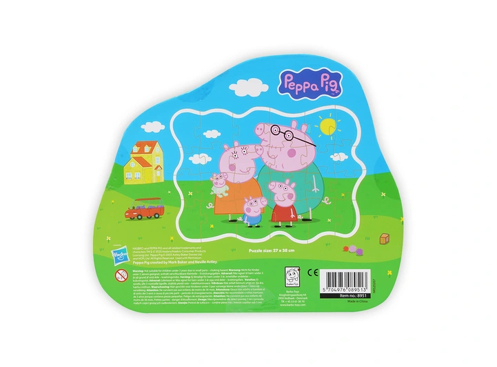Peppa Gris Puslespill 24 brikker 3 + 