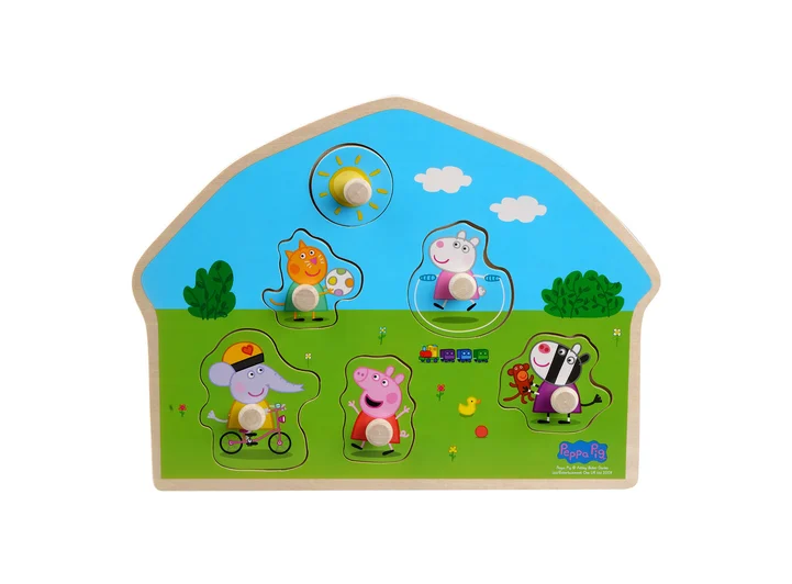Peppa Gris Trepuslespill 6 brikker 2 + 