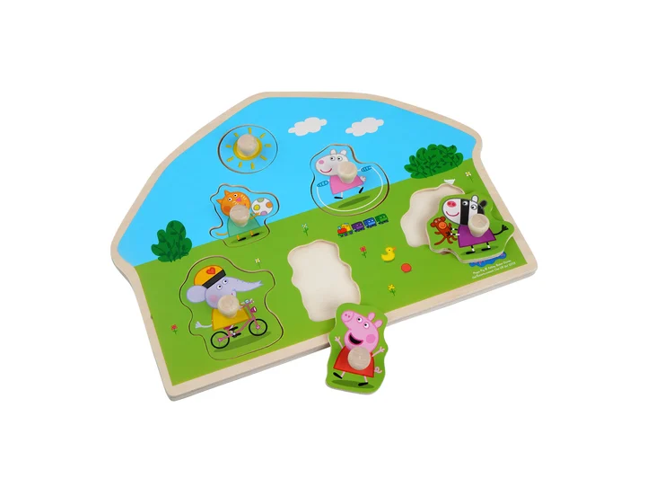 Peppa Gris Trepuslespill 6 brikker 2 + 