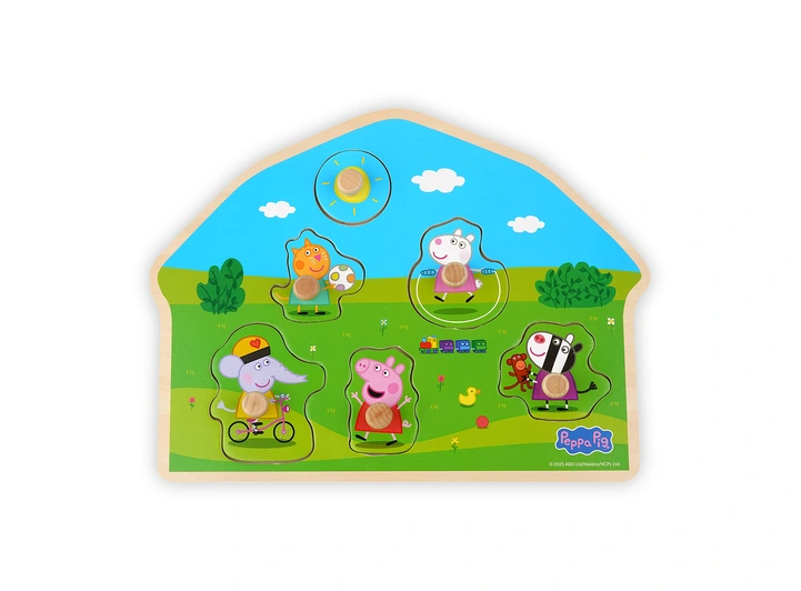 Peppa Gris Trepuslespill 6 brikker 2 + 