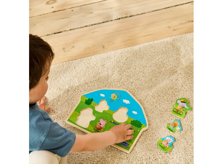 Peppa Gris Trepuslespill 6 brikker 2 + 