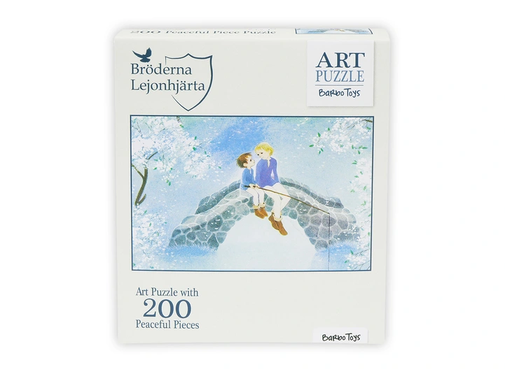 Astrid Lindgren - Brødrene Løvehjerte Puslespill 200 brikker 