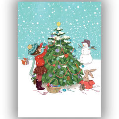 Belle & Boo - Postkort Merry Christmas A6