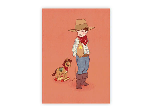 Belle & Boo - Postkort Yee haw A6 