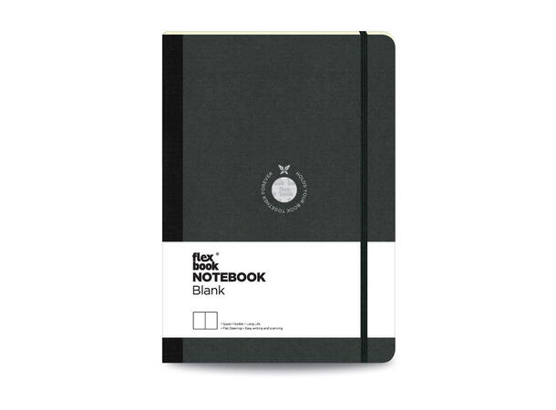 Flexbook Notatbok uten linjer 13 x 21 cm 192 sider
