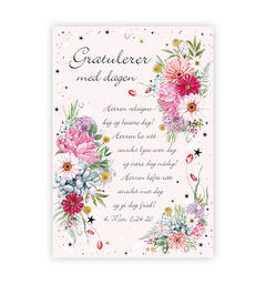 Kristent postkort - Herren velsigne deg A6 postkort