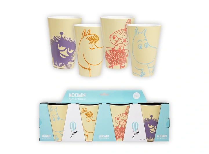 Mummi - Piknik-kopper 4stk 2,5dl 