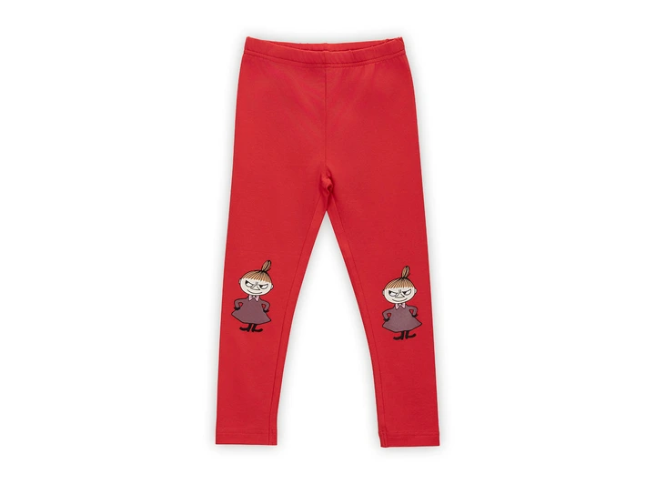 Mummi Leggings - Lille My Rød 122 Barneklær fra Mummi 