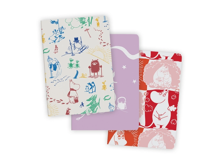 Mummi Notatbok 3pk - Soft cover 15x21 cm 