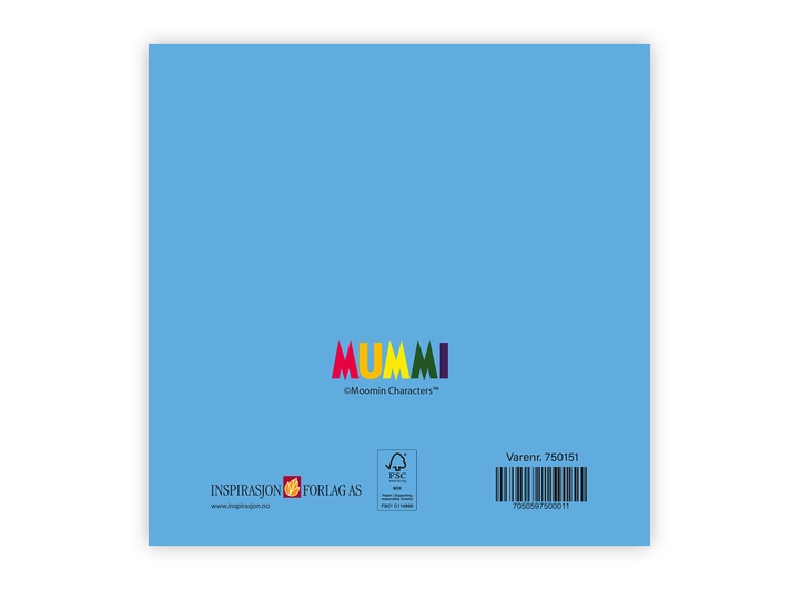 Mummi dobbeltkort - Gratulerer 12 cm Mummi 