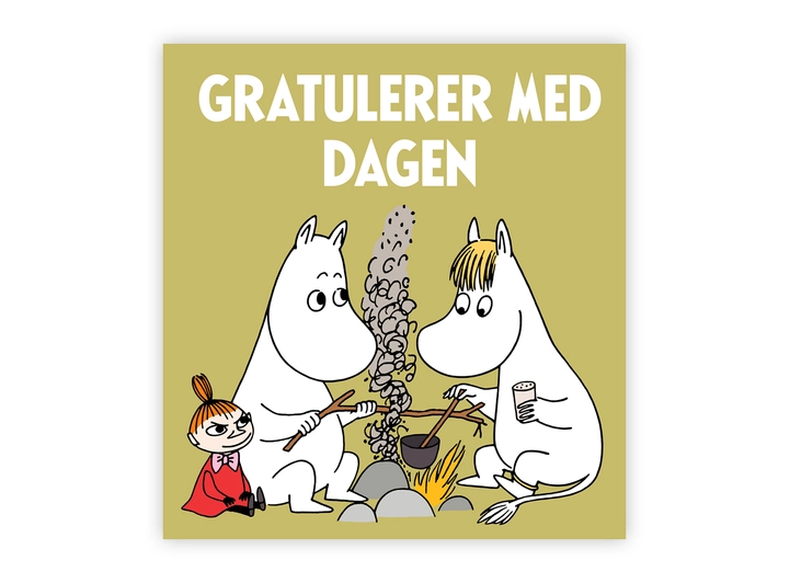 Mummi dobbeltkort - Gratulerer med dagen 7,5 cm Mummi 