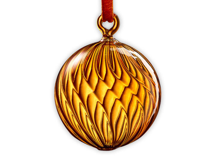 Muurla glasskule - Amber 6cm 